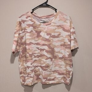 Calvin Klein Jeans Light Pink Camouflage Tee